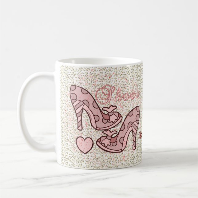 I Love Shoes  mug (Left)