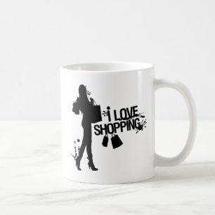 I Love Shopping Coffee Mug