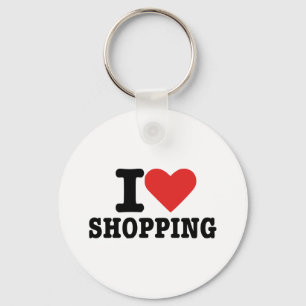 I love shopping key ring