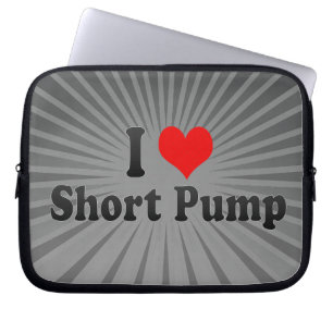 I Love Short Pump, United States Laptop Sleeve