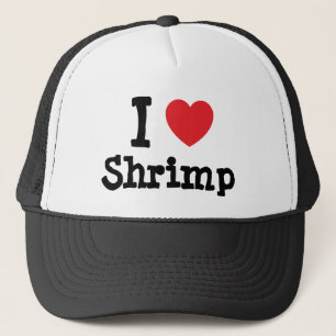 I love Shrimp heart T-Shirt Trucker Hat