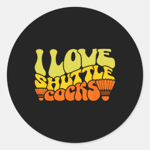 I Love Shuttle S 4 Classic Round Sticker