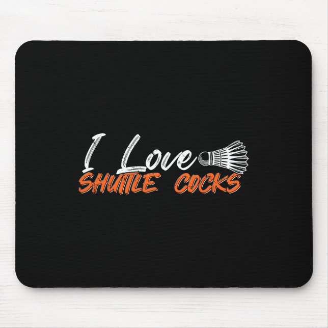 I Love Shuttle S 5  Mouse Pad (Front)