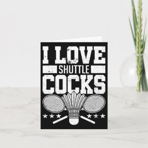 I Love Shuttles S Birdie Badminton Player Gift Card