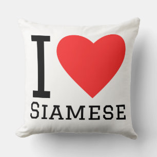 I love Siamese Cushion