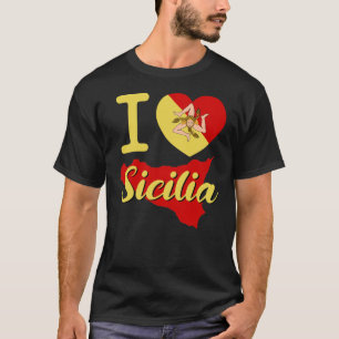 I Love Sicilia ( I Sicilian Heart Sicilia) T-Shirt