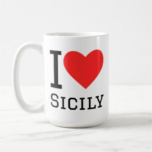 I love sicily coffee mug