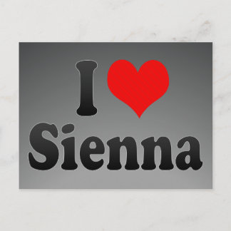 I love Sienna Postcard