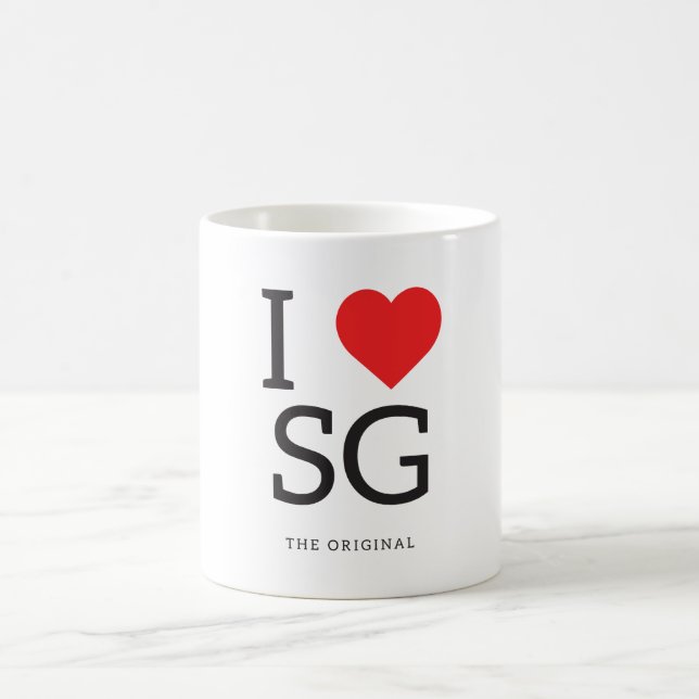 I Love Singapore | I Heart SG Mug (Center)