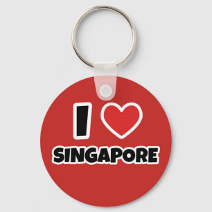 I love Singapore Key Ring