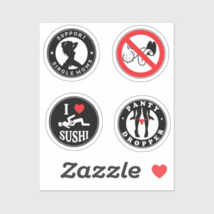 I love single mum Sticker Packs