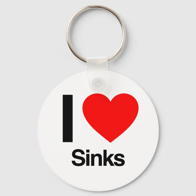 i love sinks key ring (Front)