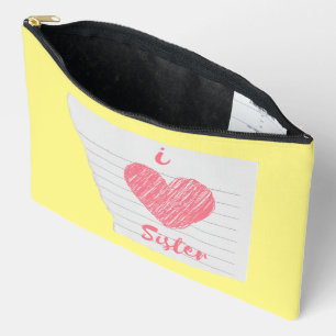 i love sister accessory pouch