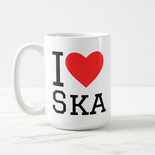 I love ska coffee mug (Left)