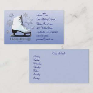 I Love Skating Business Card