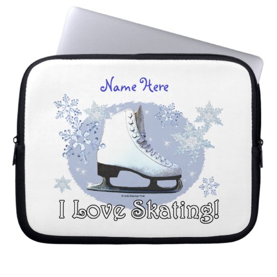 I Love Skating! Laptop Sleeve