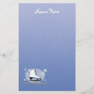 I Love Skating! Stationery