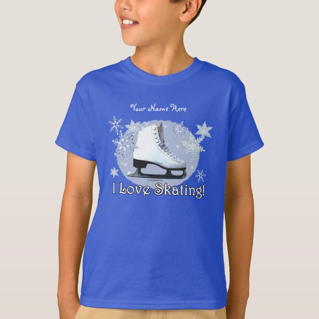I Love Skating! T-Shirt (Front)