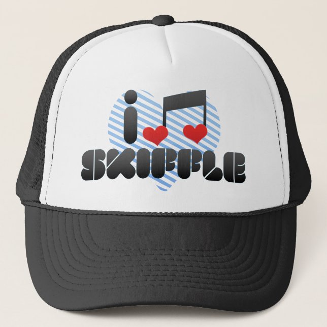 I Love Skiffle Trucker Hat (Front)