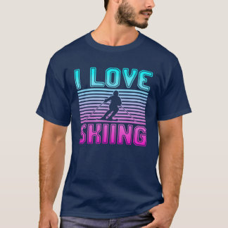 I love skiing funny T-Shirt