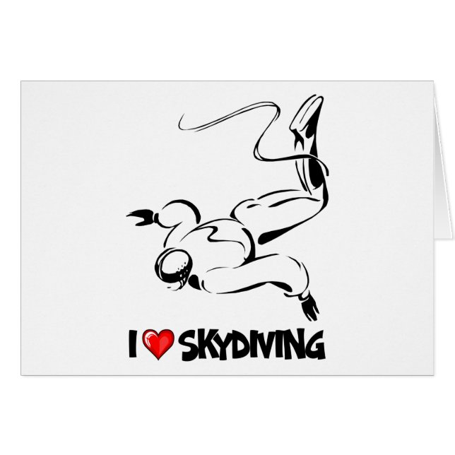 I Love Skydiving (Front Horizontal)