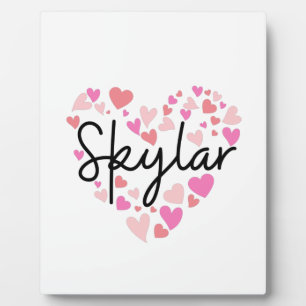I love Skylar Plaque