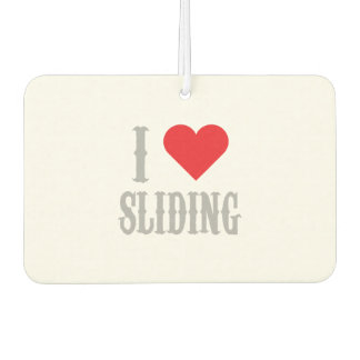 I Love Sliding Western Riding Reining Horse Car Air Freshener