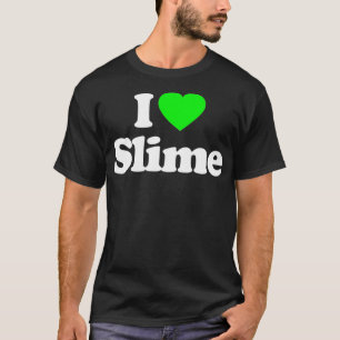I Love Slime Heart Souvenir Funny T-Shirt