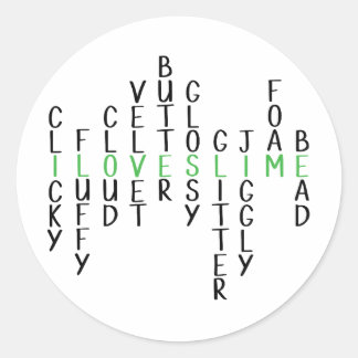 I love slime stickers