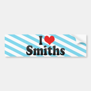 I Love Smiths Bumper Sticker