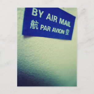 I Love Snailmail - By Air Mail Postcard