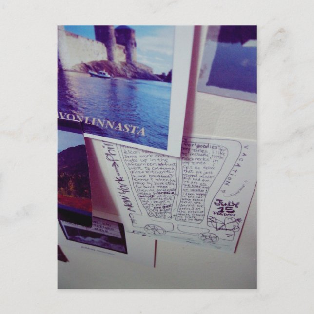 I Love Snailmail - Greetings From The World Postcard (Front)