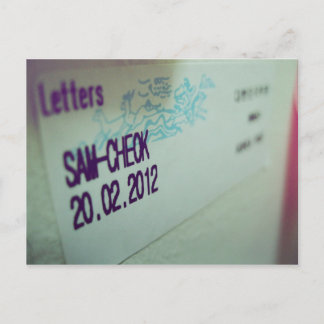 I Love Snailmail - Letter From Korea Postcard
