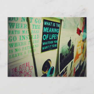 I Love Snailmail - The Meaning Of Life Postcard