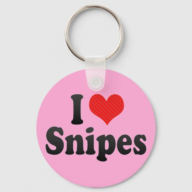 I Love Snipes Key Ring (Front)