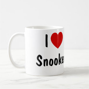 I Love Snooker Coffee Mug