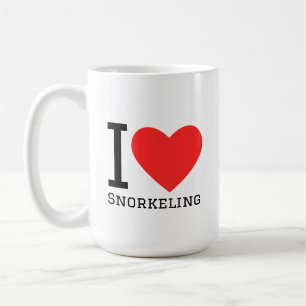 I love snorkelling coffee mug