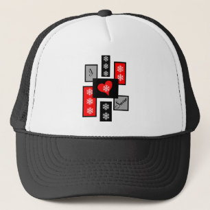 I Love Snow Trucker Hat