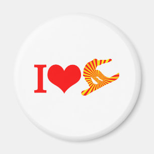 I love snowboard magnet
