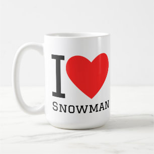 I love snowman coffee mug