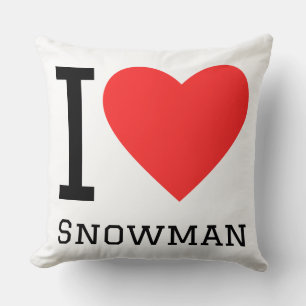 I love snowman cushion