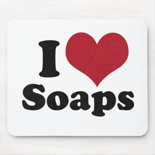 i love Soaps Mouse Pad (Front)
