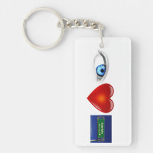 "I Love Sobriety" Keychain