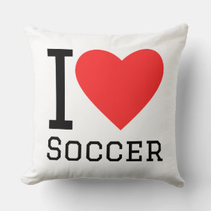 I love soccer cushion