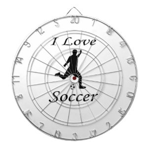 I Love Soccer Dartboard