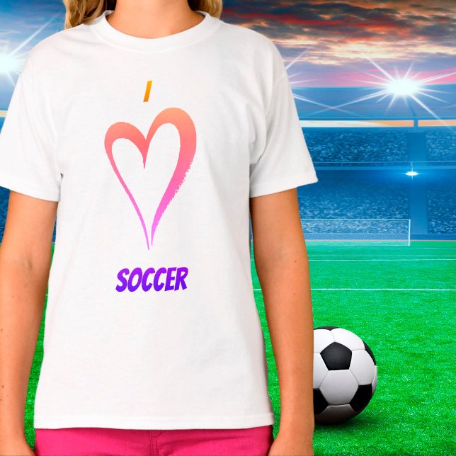 I Love Soccer - Kids T-Shirt (Creator Uploaded)