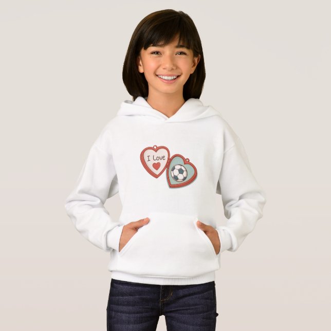 I Love Soccer Locket (Front Full)