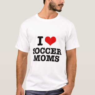 I Love Soccer Moms Heart T-Shirt