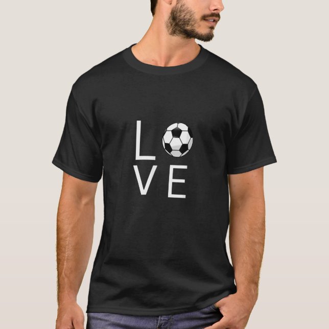I Love Soccer T-Shirt (Front)