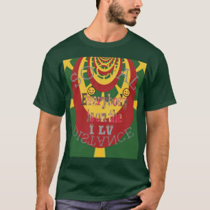 I Love Social Distance Safe Travel Colours T-Shirt